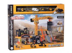 MAJORETTE - CREATIX CONSTRUCTION DELUXE AVEC 5 VOITURES VOLVO
